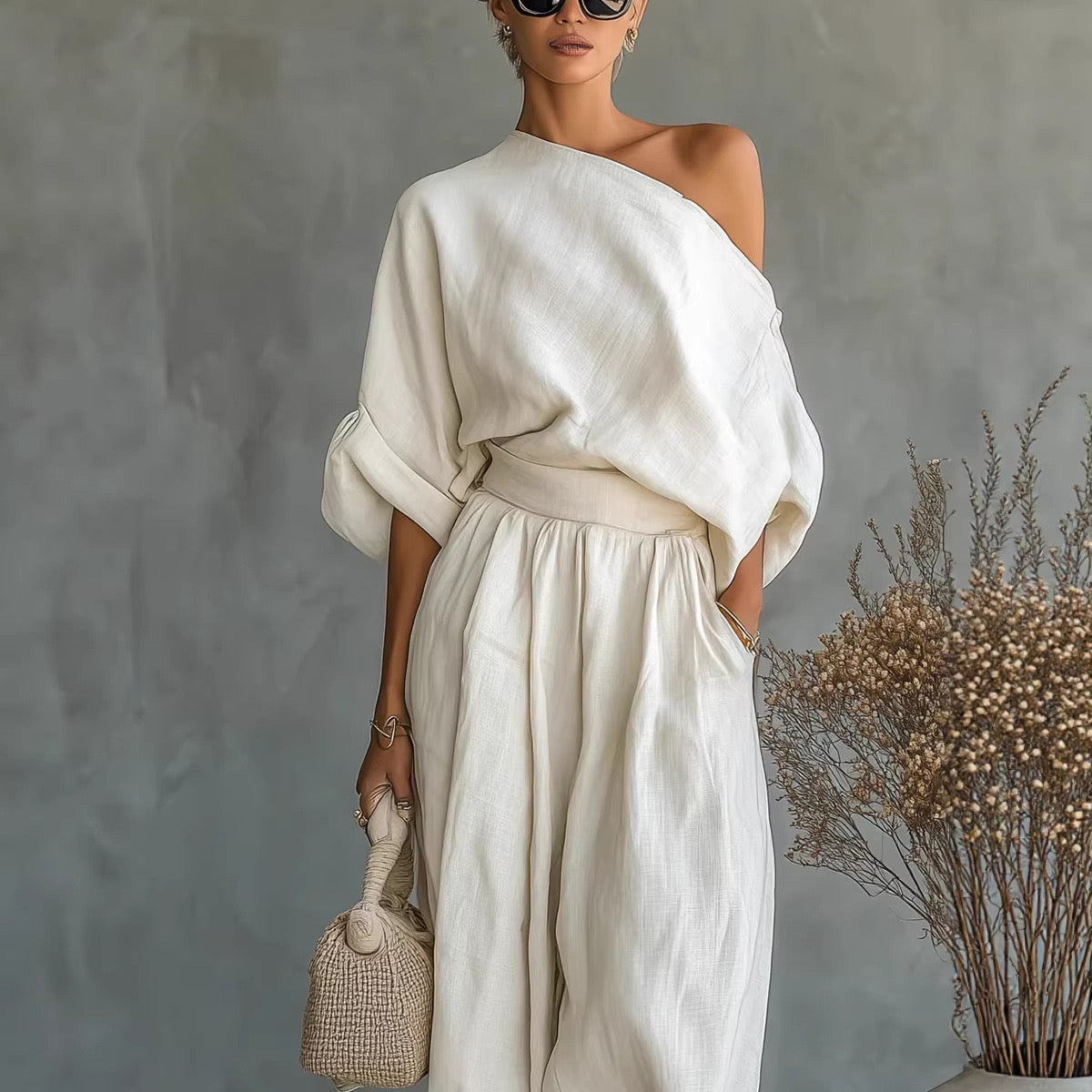 Conjunto elegancia Serena de dos piezas