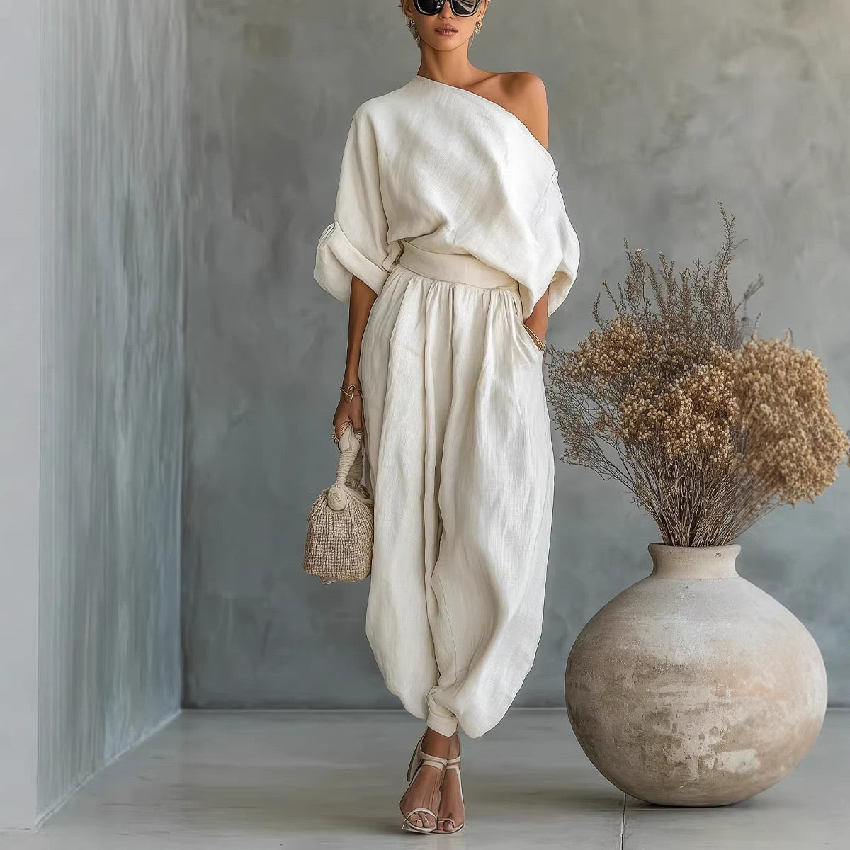 Conjunto elegancia Serena de dos piezas